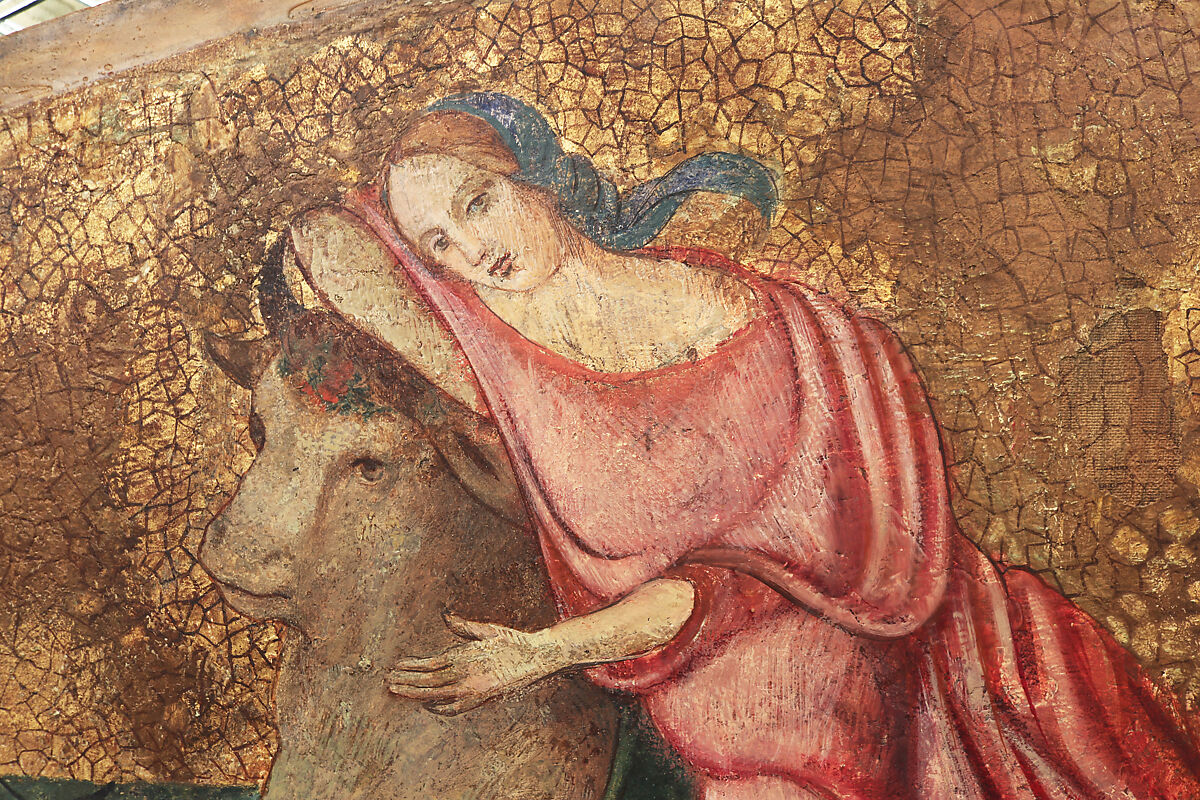 Rape of Europa, Pinturicchio (Italian, Perugia 1454–1513 Siena), Fresco, transferred to canvas and attached to wood panels, Italian, Umbria