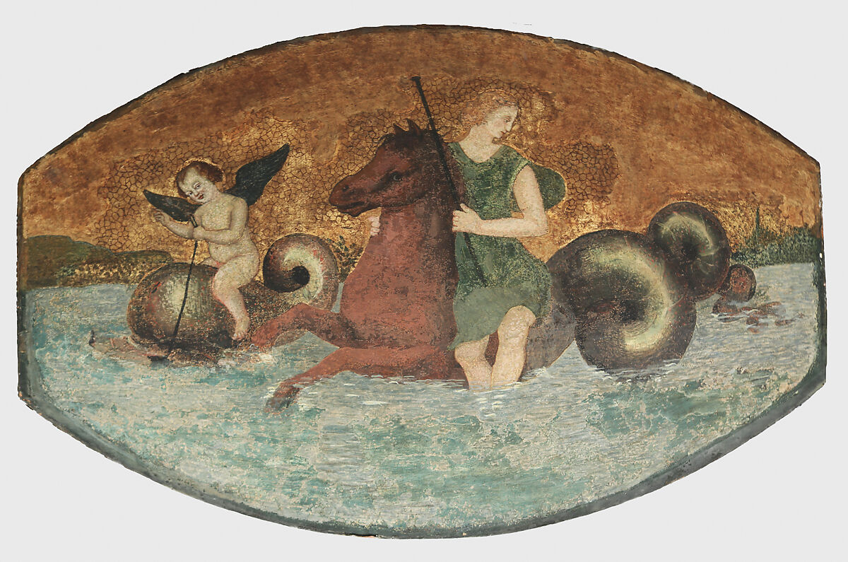 Galatea (?), Pinturicchio (Italian, Perugia 1454–1513 Siena), Fresco, transferred to canvas and attached to wood panels, Italian, Umbria 