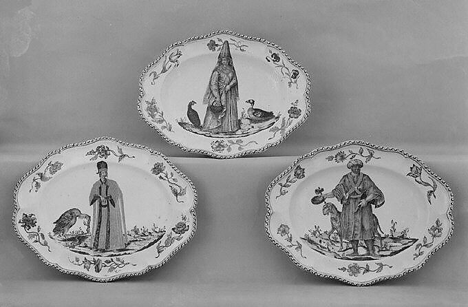 Platter (one of a set), Doccia Porcelain Manufactory (Italian, 1737–1896), Hard-paste porcelain, Italian, Florence