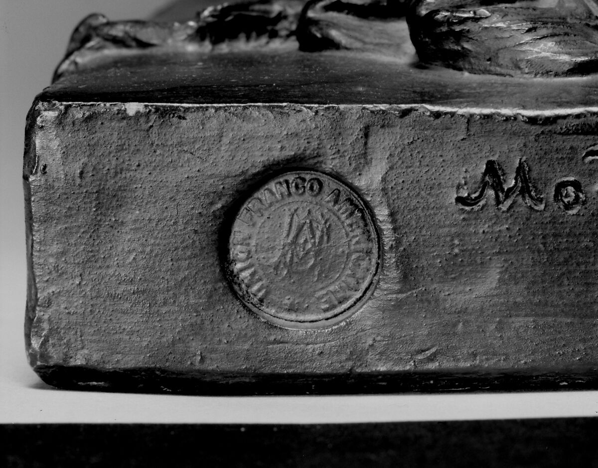 Liberty, Frédéric-Auguste Bartholdi (French, Colmar 1834–1904 Paris), Bronzed terracotta, French