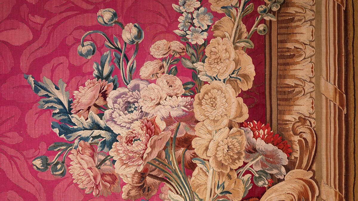 Tapestry Room from Croome Court, Room after a design by Robert Adam (British, Kirkcaldy, Scotland 1728–1792 London), Plaster, pine, mahogany, bronze-gilt, marble, lapis lazuli, steel; wool and silk (22-24 warps per inch, 9-10 per centimeter), British, Worcestershire with French, Paris (Gobelins) tapestry