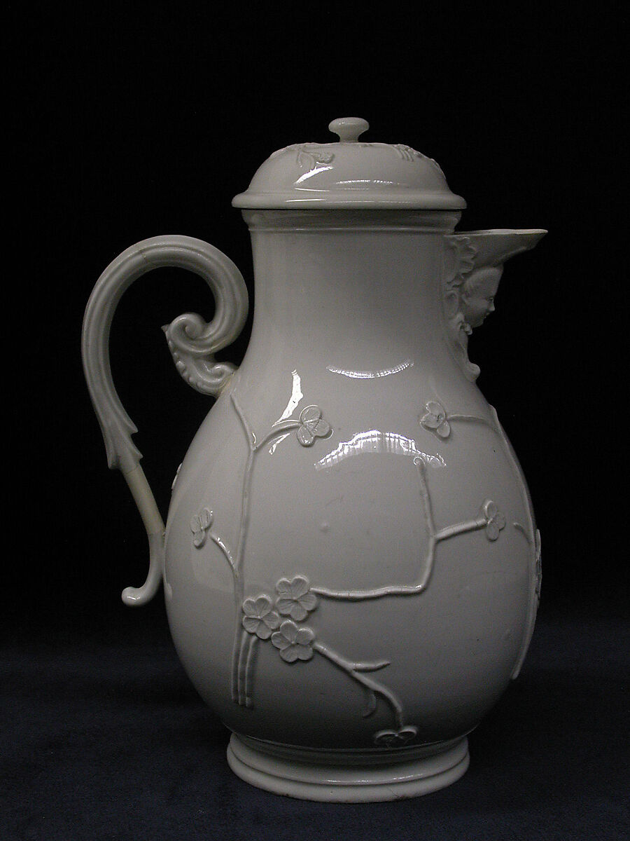 Coffeepot, Ansbach Pottery and Porcelain Manufactory (German, 1758–1860), Hard-paste porcelain, German, Ansbach 