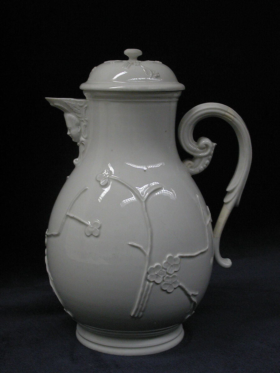Coffeepot, Ansbach Pottery and Porcelain Manufactory (German, 1758–1860), Hard-paste porcelain, German, Ansbach