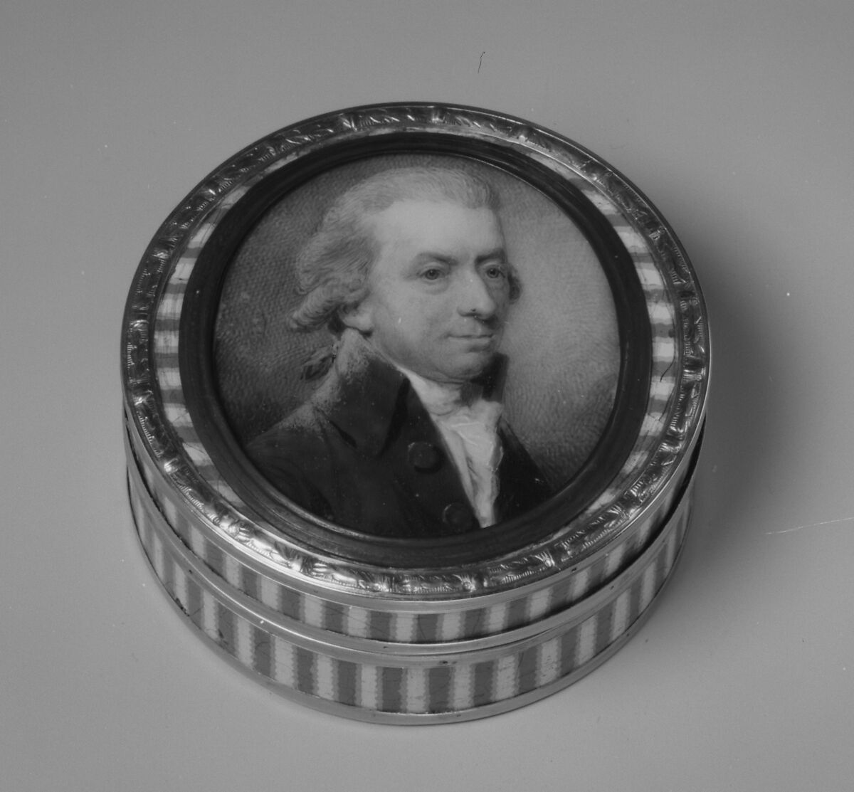 Box, Attributed to Charles Jagger (British, ca. 1770–1827), Gold, vernis Martin, ivory, silver, tortoiseshell, probably French box with British miniature