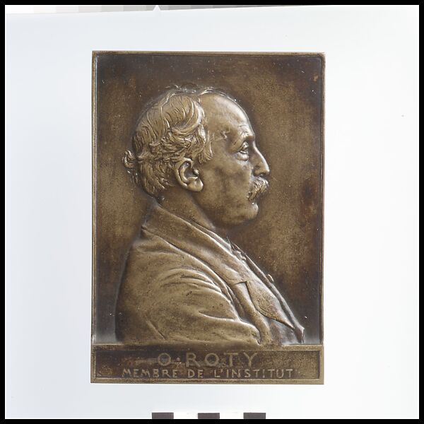 Oscar Roty, Medallist: Henri Auguste Jules Patey (French, Paris 1855–1930 Paris), Bronze, French 