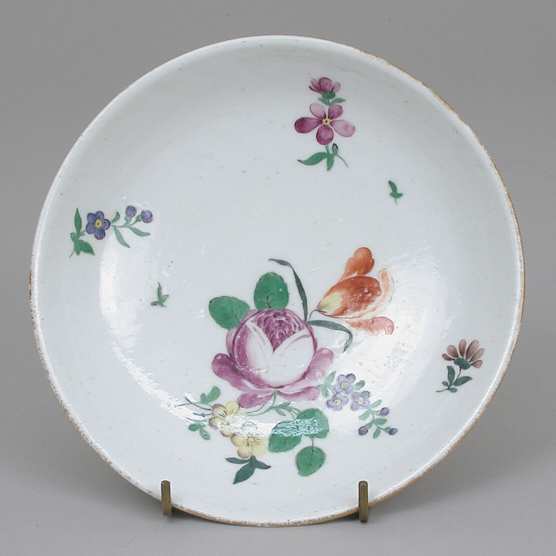 Saucer, Volkstedt Porcelain Manufactory (German, founded 1760), Hard-paste porcelain, German, Thuringia 