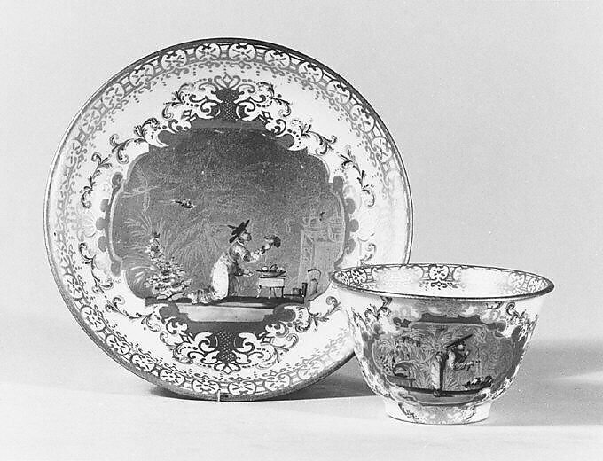 Saucer (part of a service), Meissen Manufactory (German, 1710–present), Hard-paste porcelain, German, Meissen 