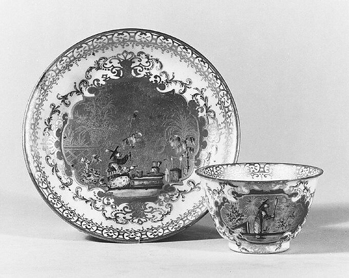 Saucer (part of a service), Meissen Manufactory (German, 1710–present), Hard-paste porcelain, German, Meissen 