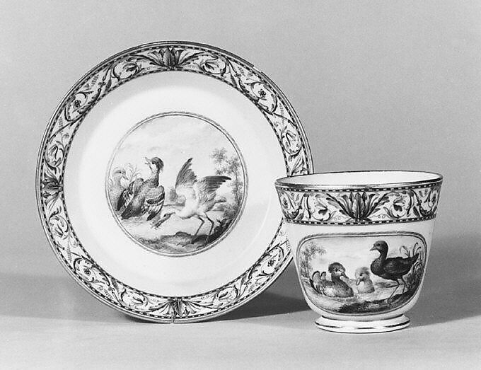 Saucer (part of a service), Meissen Manufactory (German, 1710–present), Hard-paste porcelain, German, Meissen 