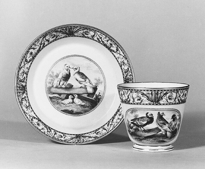 Saucer (part of a service), Meissen Manufactory (German, 1710–present), Hard-paste porcelain, German, Meissen 