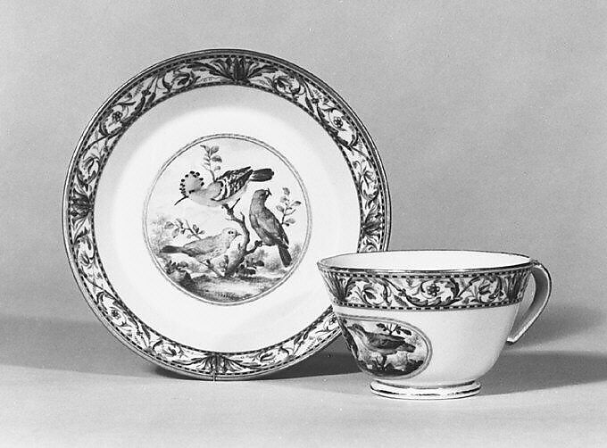 Saucer (part of a service), Meissen Manufactory (German, 1710–present), Hard-paste porcelain, German, Meissen 