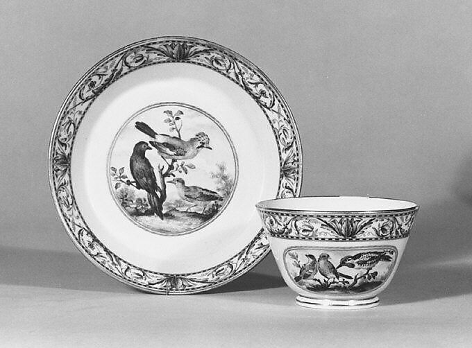 Saucer (part of a service), Meissen Manufactory (German, 1710–present), Hard-paste porcelain, German, Meissen 