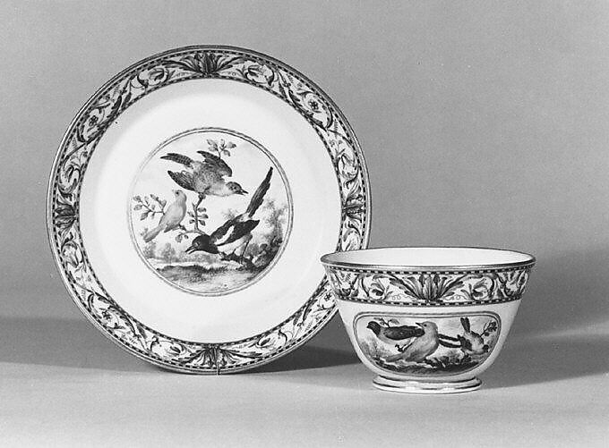 Saucer (part of a service), Meissen Manufactory (German, 1710–present), Hard-paste porcelain, German, Meissen 