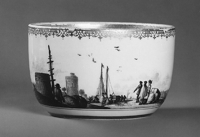 Sugar bowl with cover (part of a service), Meissen Manufactory (German, 1710–present), Hard-paste porcelain, German, Meissen