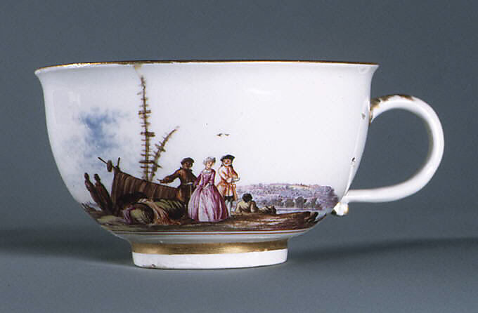 Cup (part of a service), Meissen Manufactory (German, 1710–present), Hard-paste porcelain, German, Meissen 