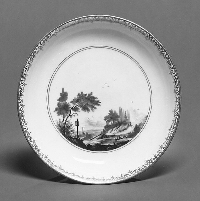 Saucer (part of a service), Meissen Manufactory (German, 1710–present), Hard-paste porcelain, German, Meissen 