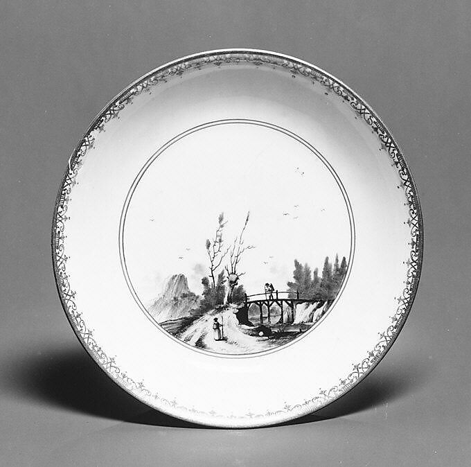 Saucer (part of a service), Meissen Manufactory (German, 1710–present), Hard-paste porcelain, German, Meissen 