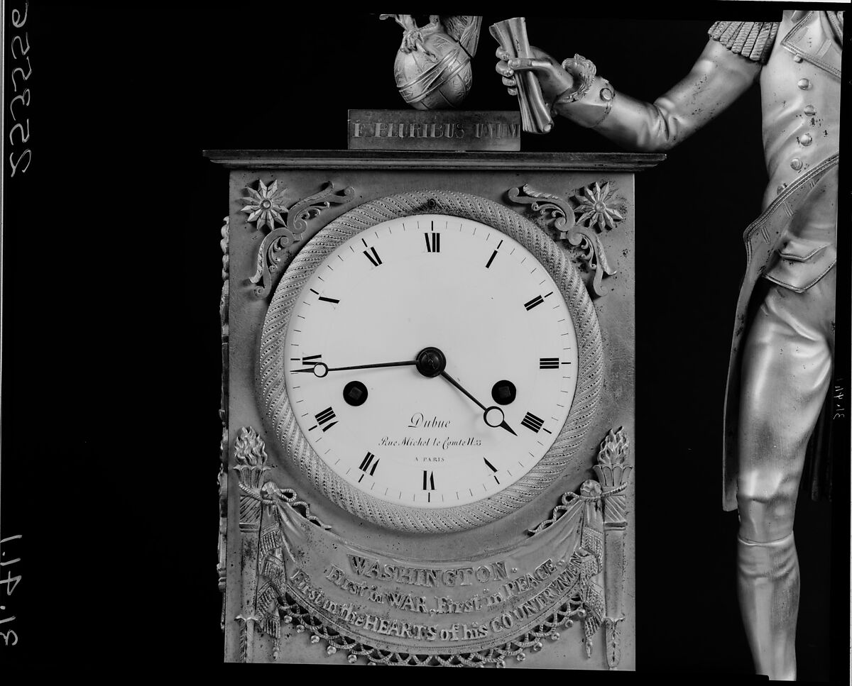 Clock, Dubuc (active ca. 1780–1819), Gilt bronze