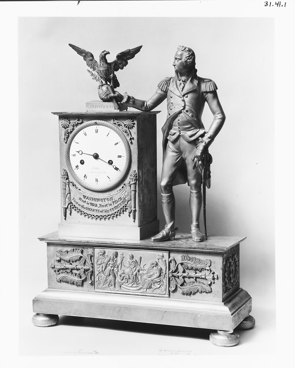 Clock, Dubuc (active ca. 1780–1819), Gilt bronze