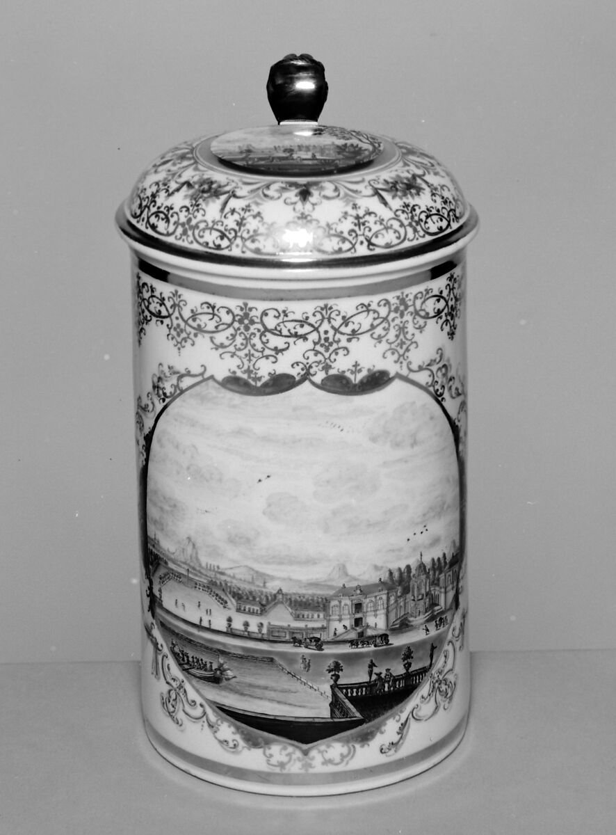 Tankard, Meissen Manufactory (German, 1710–present), Hard-paste porcelain, German, Meissen 