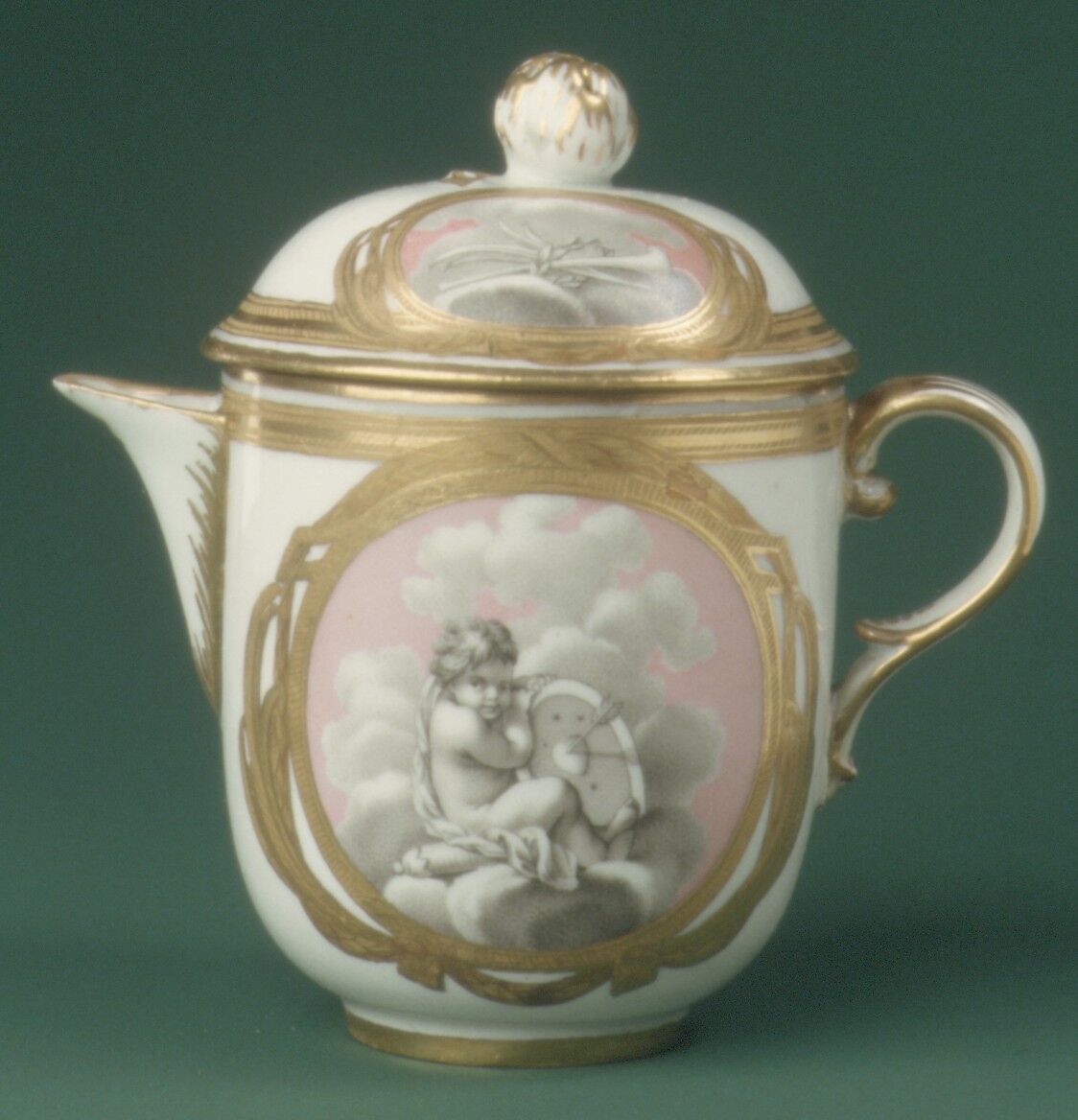 Milk jug (from a tea service), Imperial Porcelain Manufactory, St. Petersburg (Russian, 1744–present), Hard-paste porcelain, Russian, St. Petersburg 