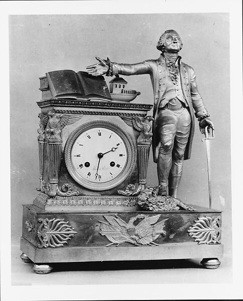 Clock, Jacob, Gilt bronze 