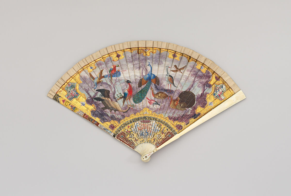 Fan, Ivory, probably French or possibly Dutch 