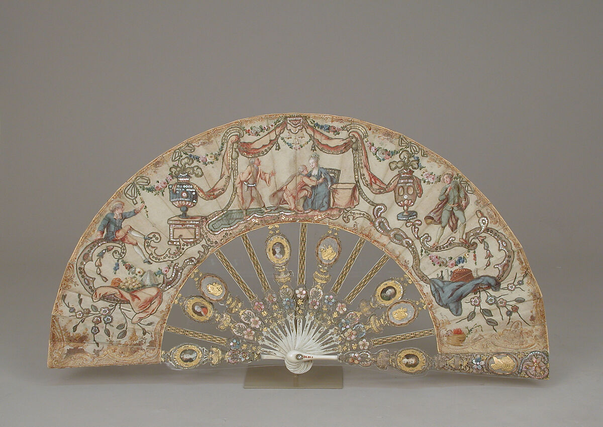 Folding fan, French