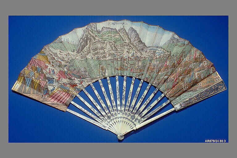 Fan, Paper and ivory, Spanish 