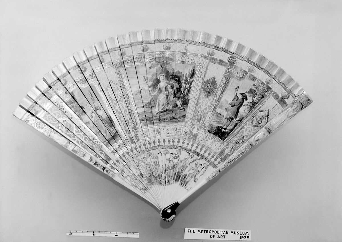 Fan, Ivory, French 