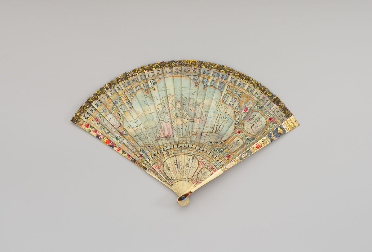 Fan, Ivory, French or Flemish