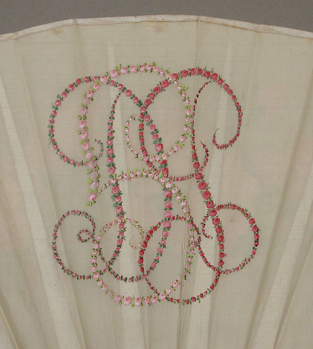 Fan, Sauvage, Silk, mother-of-pearl, French