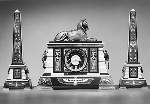 Clock, Tiffany &amp; Co. (1837–present), Marble, bronze, American