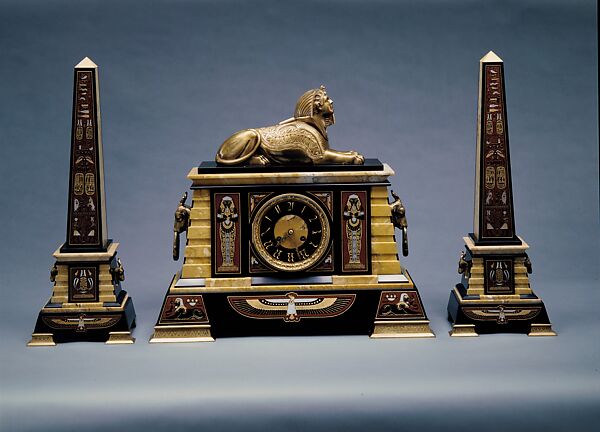 Clock, Tiffany &amp; Co. (1837–present), Marble, bronze, American