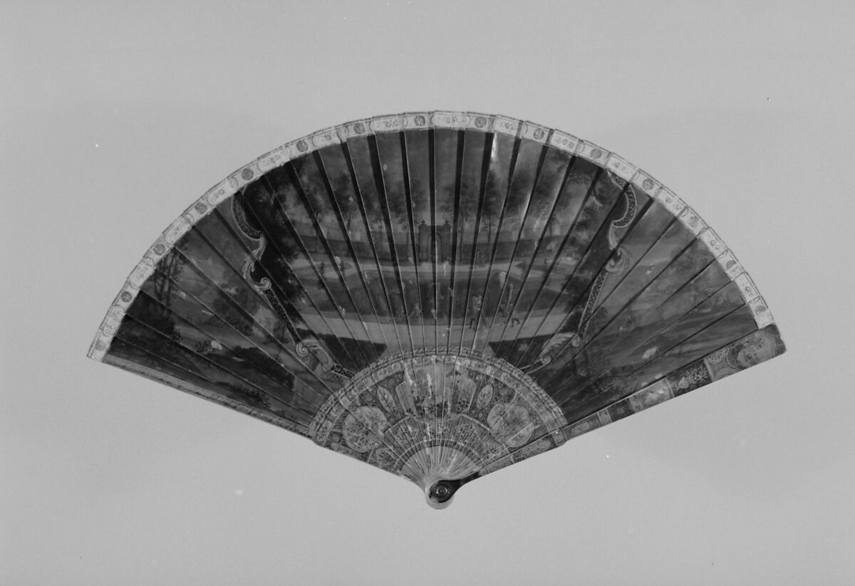 Fan, Ivory, French