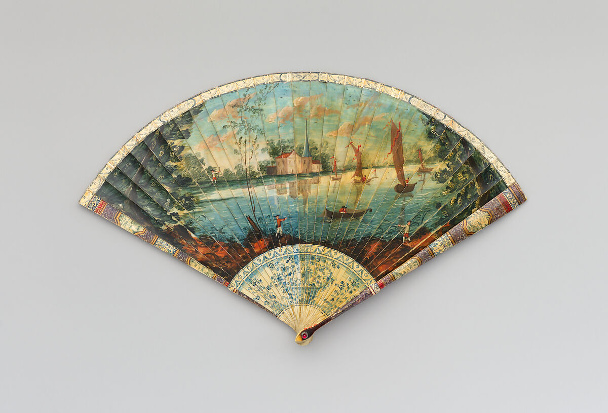 Fan, Ivory, Dutch