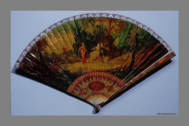 Fan, Ivory, French