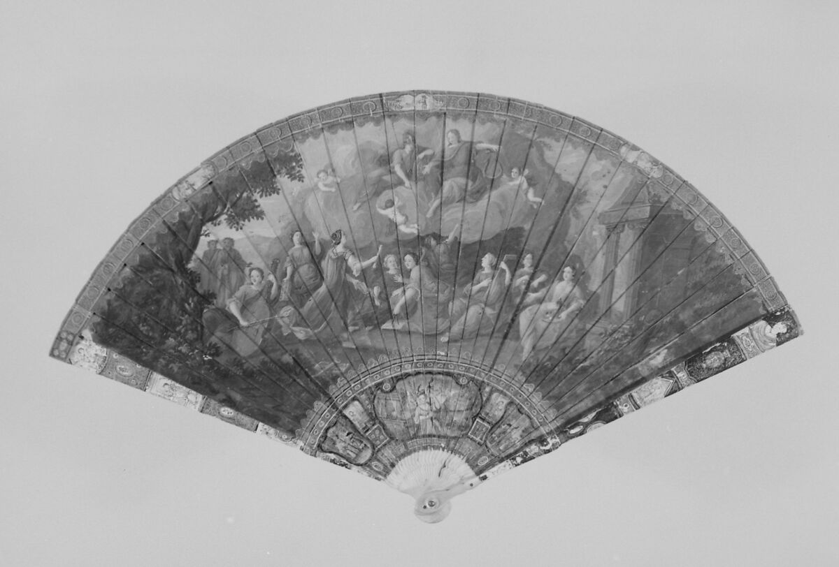 Fan, Ivory, French 