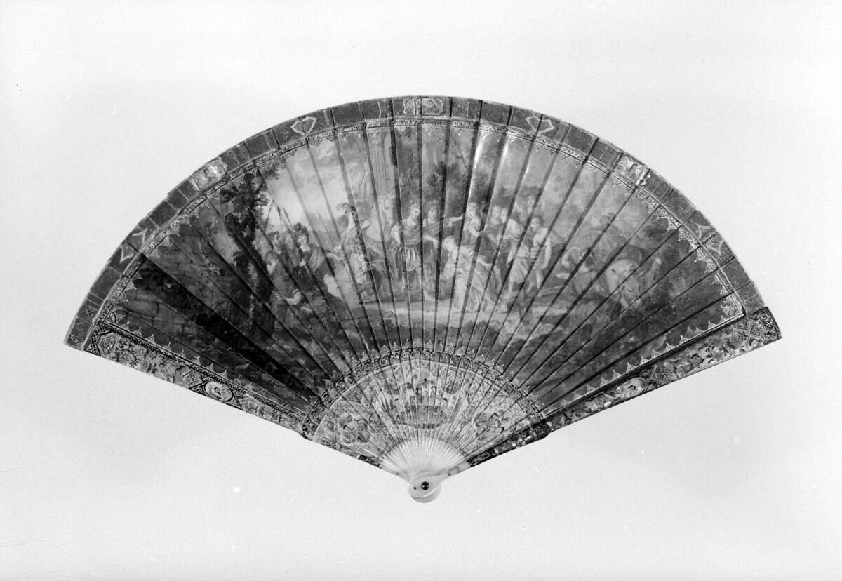 Fan, Ivory, French 