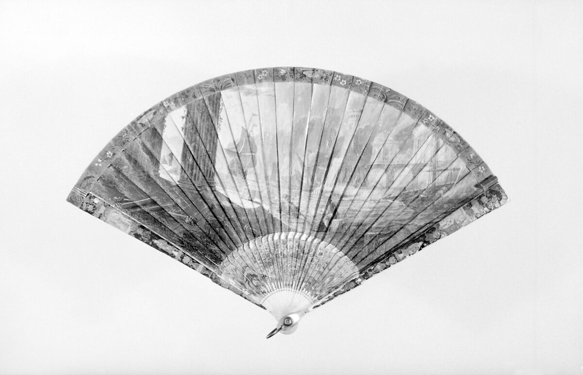 Fan, Ivory, French