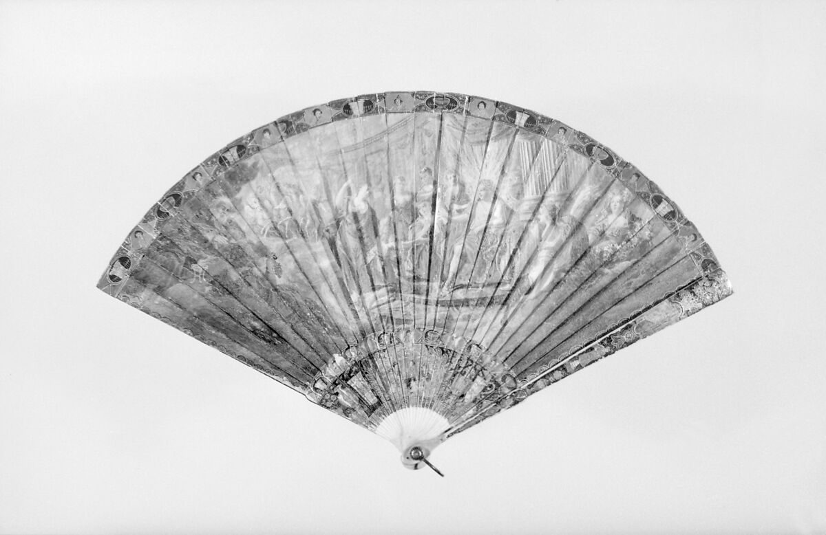 Fan, Ivory, French 