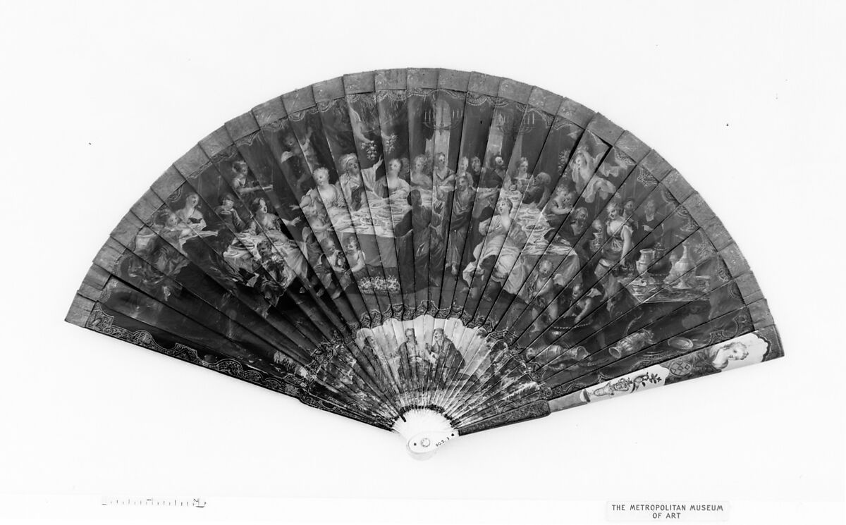 Fan, Ivory, French 