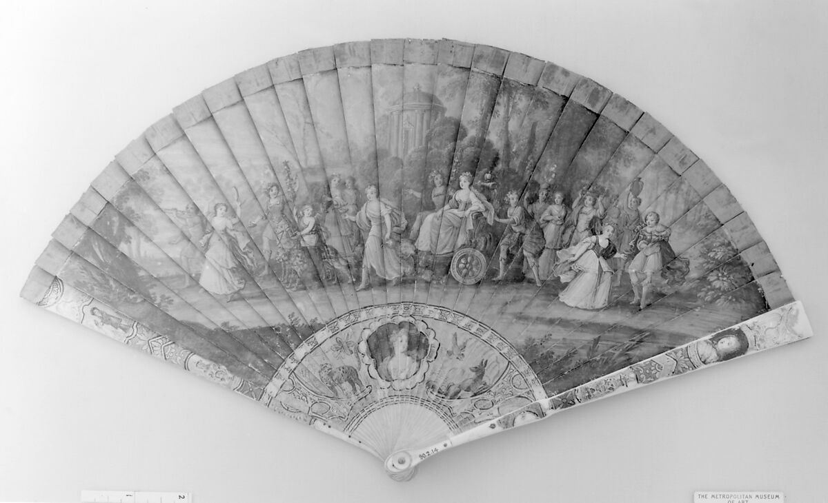 Fan, Ivory, French 