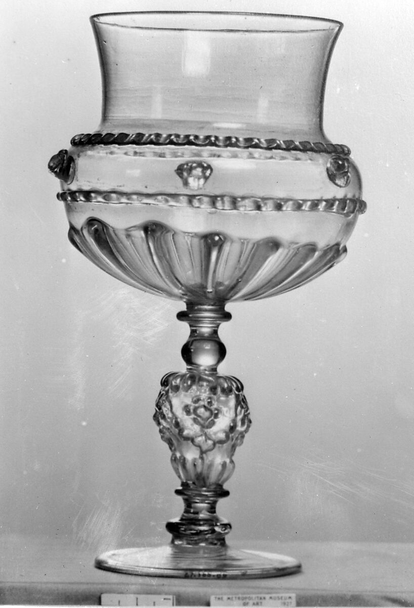 Standing cup, Glass, Austrian, possibly Hall 