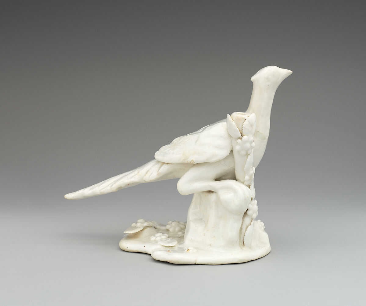 Pheasant, William Littler (British, 1729–1784), Soft-paste porcelain, British, Longton Hall, Staffordshire