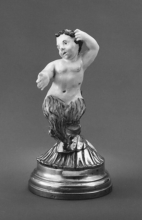 Child (one of six), Doccia Porcelain Manufactory (Italian, 1737–1896), Hard-paste porcelain, silver, Italian, Florence