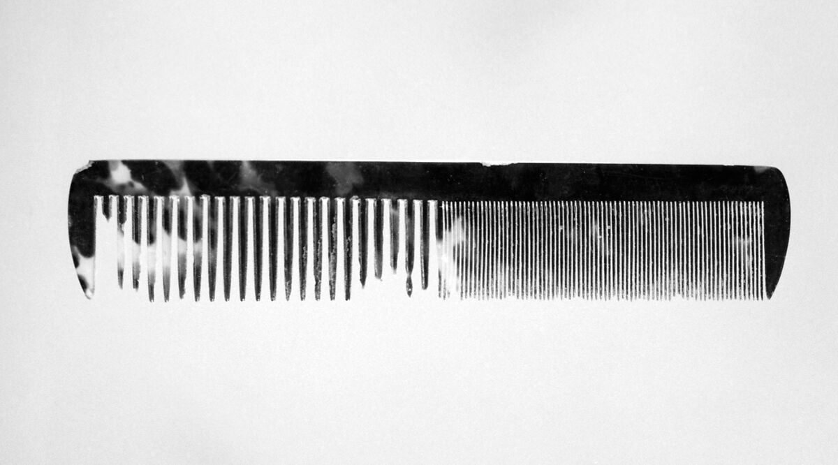 Comb (part of a set), Tortoiseshell, Russian 