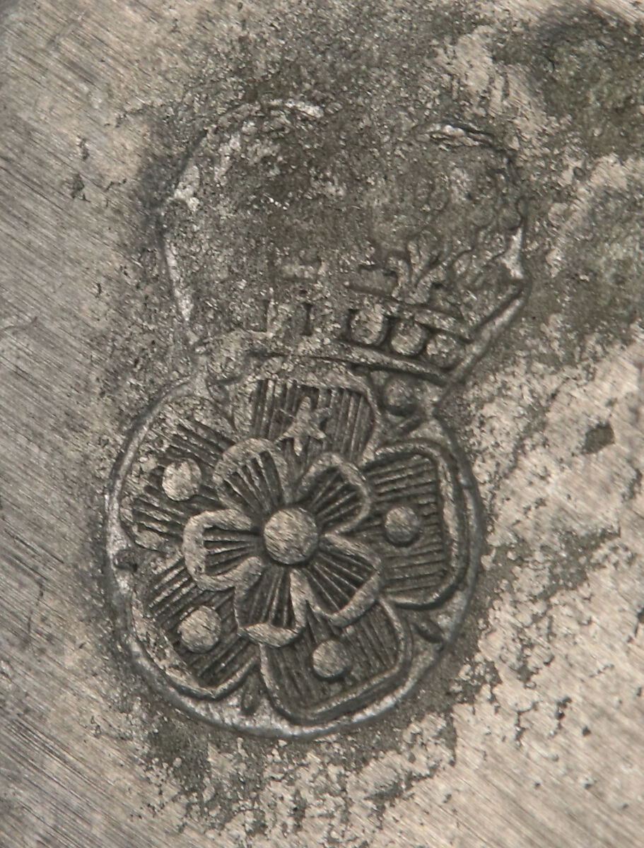 Plate, Pewter, probably French