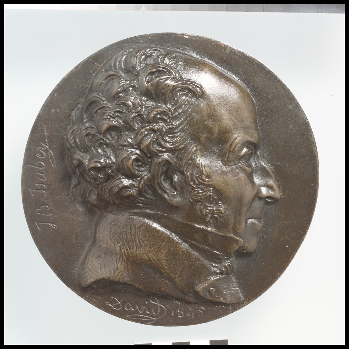 Jean-Baptiste Isabey, Medalist: Pierre Jean David d&#39;Angers (French, Angers 1788–1856 Paris), Bronze, French 