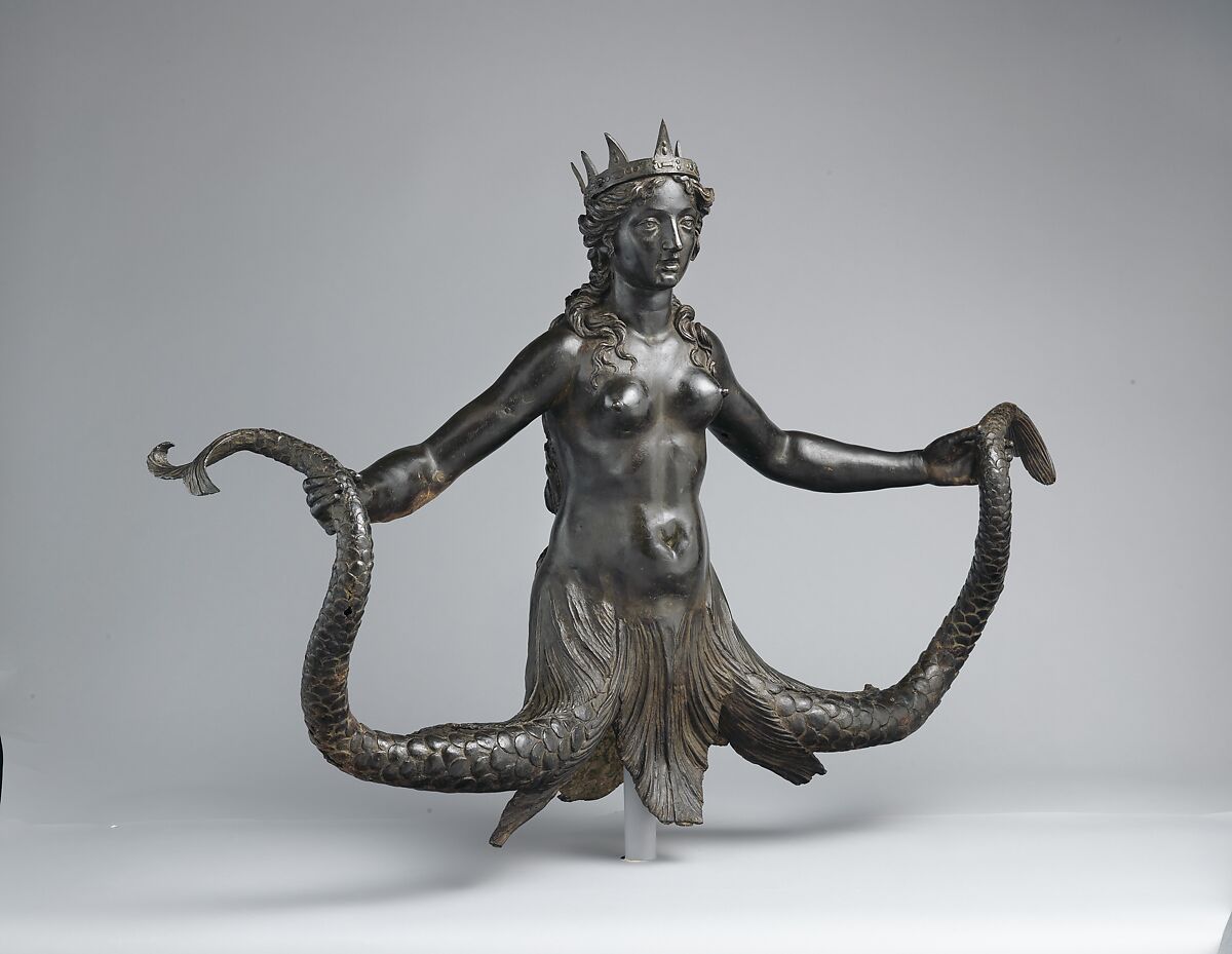 Siren, possibly commissioned by the Colonna family, Rome, Bronze, Italian, Rome